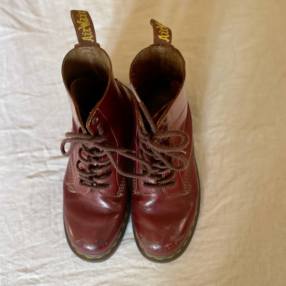 Vintage Dr. Martens Made In England Airway boots